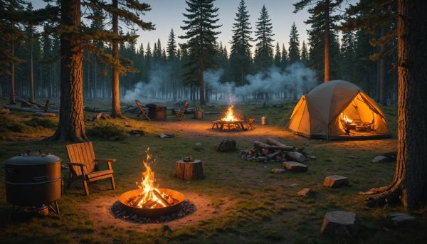 Réglementation des bivouacs et feux de camp