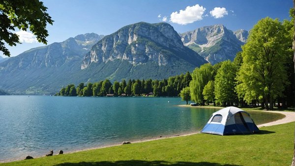 Découvrez le camping idéal au bord du lac d'annecy